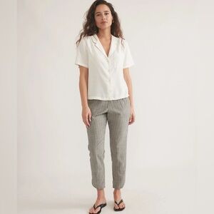 Marine Layer Allison Striped Tencel Pants Size Small